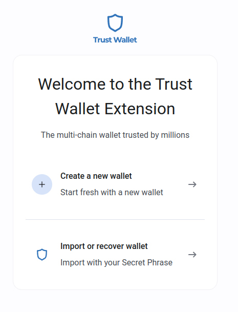 Create a New Wallet